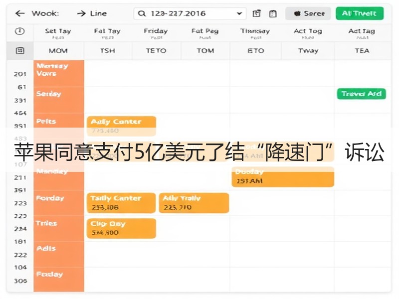 苹果同意支付5亿美元了结“降速门”诉讼