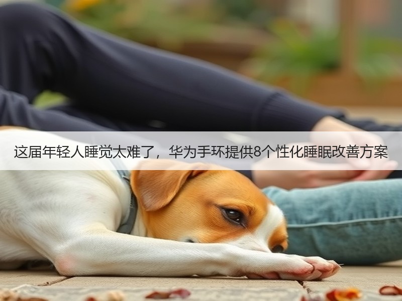 这届年轻人睡觉太难了，华为手环提供8个性化睡眠改善方案