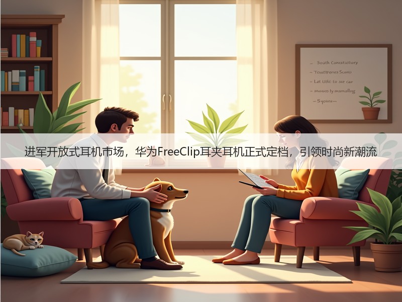 进军开放式耳机市场，华为FreeClip耳夹耳机正式定档，引领时尚新潮流