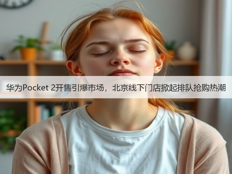 华为Pocket 2开售引爆市场，北京线下门店掀起排队抢购热潮