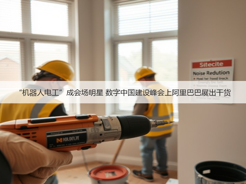 “机器人电工”成会场明星 数字中国建设峰会上阿里巴巴展出干货