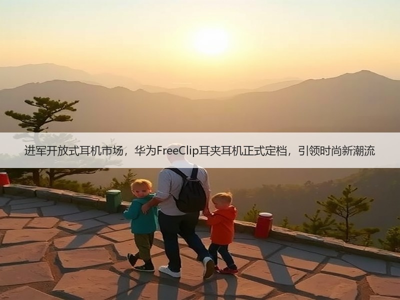 进军开放式耳机市场，华为FreeClip耳夹耳机正式定档，引领时尚新潮流