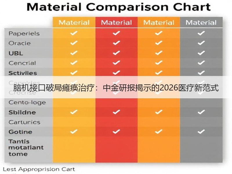 脑机接口破局瘫痪治疗：中金研报揭示的2026医疗新范式