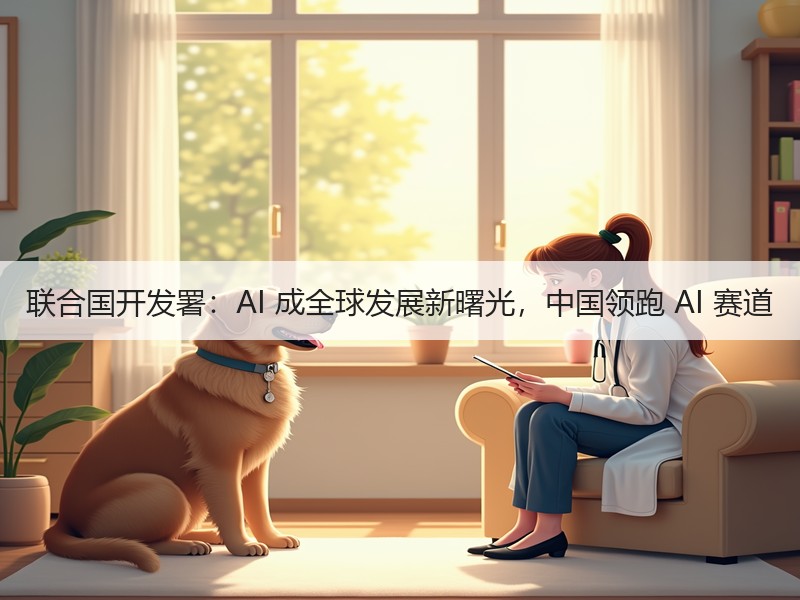 联合国开发署：AI 成全球发展新曙光，中国领跑 AI 赛道