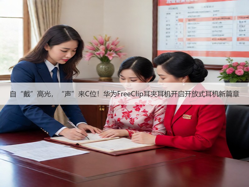自“戴”高光，“声”来C位！华为FreeClip耳夹耳机开启开放式耳机新篇章