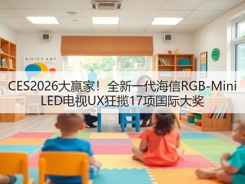 CES2026大赢家！全新一代海信RGB-Mini LED电视UX狂揽17项国际大奖