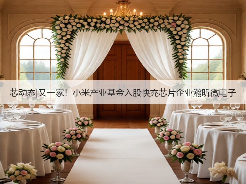芯动态|又一家！小米产业基金入股快充芯片企业瀚昕微电子