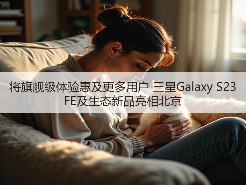 将旗舰级体验惠及更多用户 三星Galaxy S23 FE及生态新品亮相北京